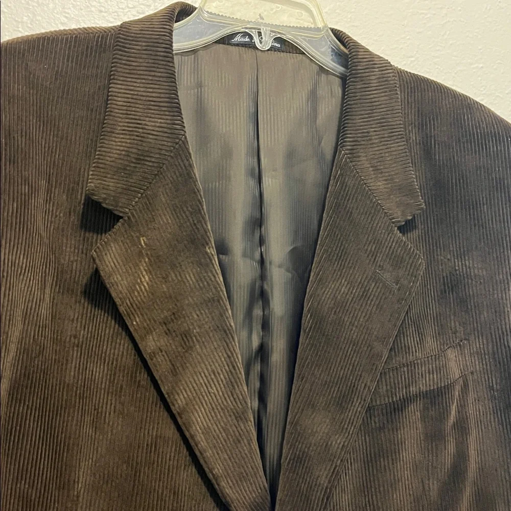 Vintage Italian Corduroy Sport Coat unisex 90s Retro Preppy Corduroy Blazer